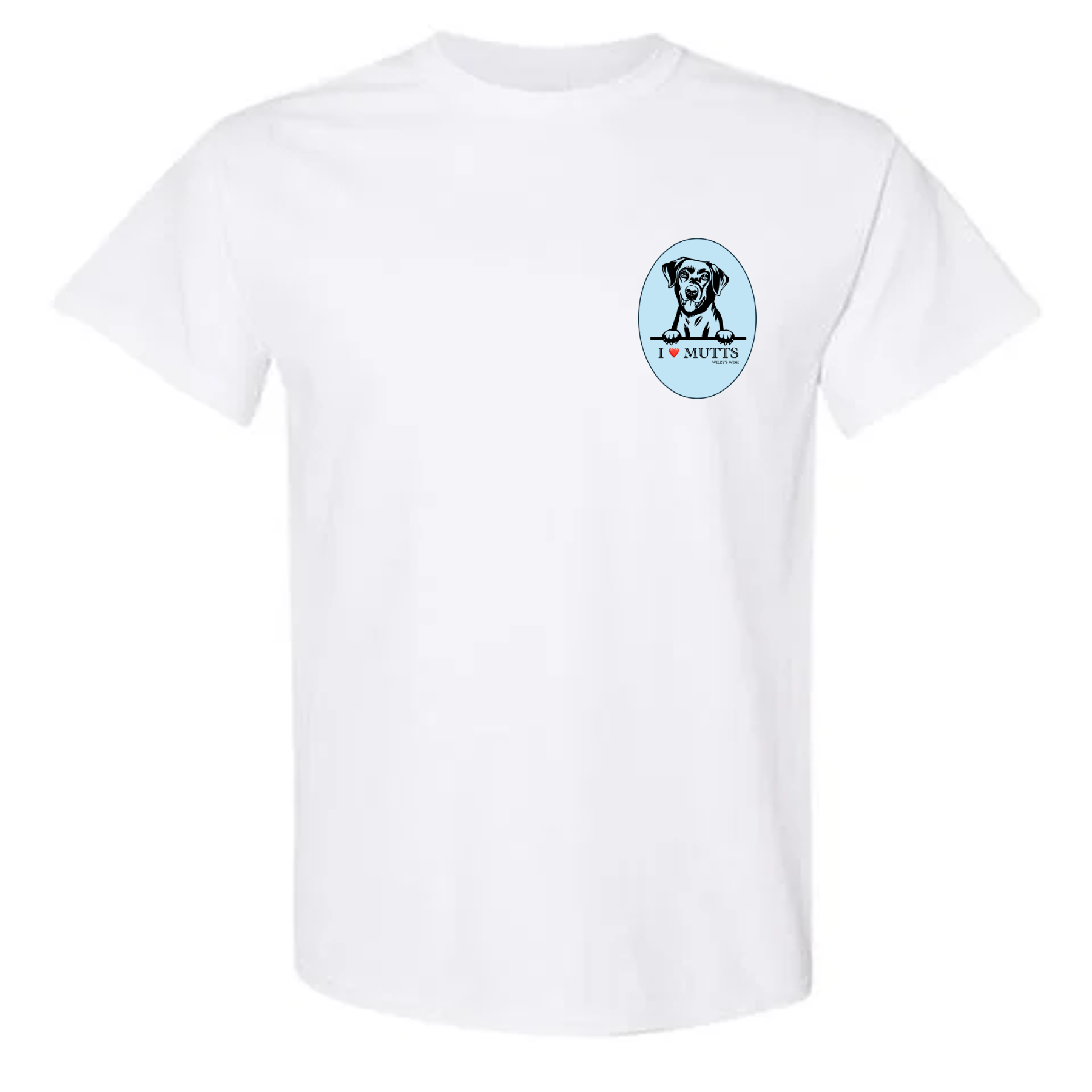Wiley's Wish Short Sleeve T-Shirt: I LOVE MUTTS