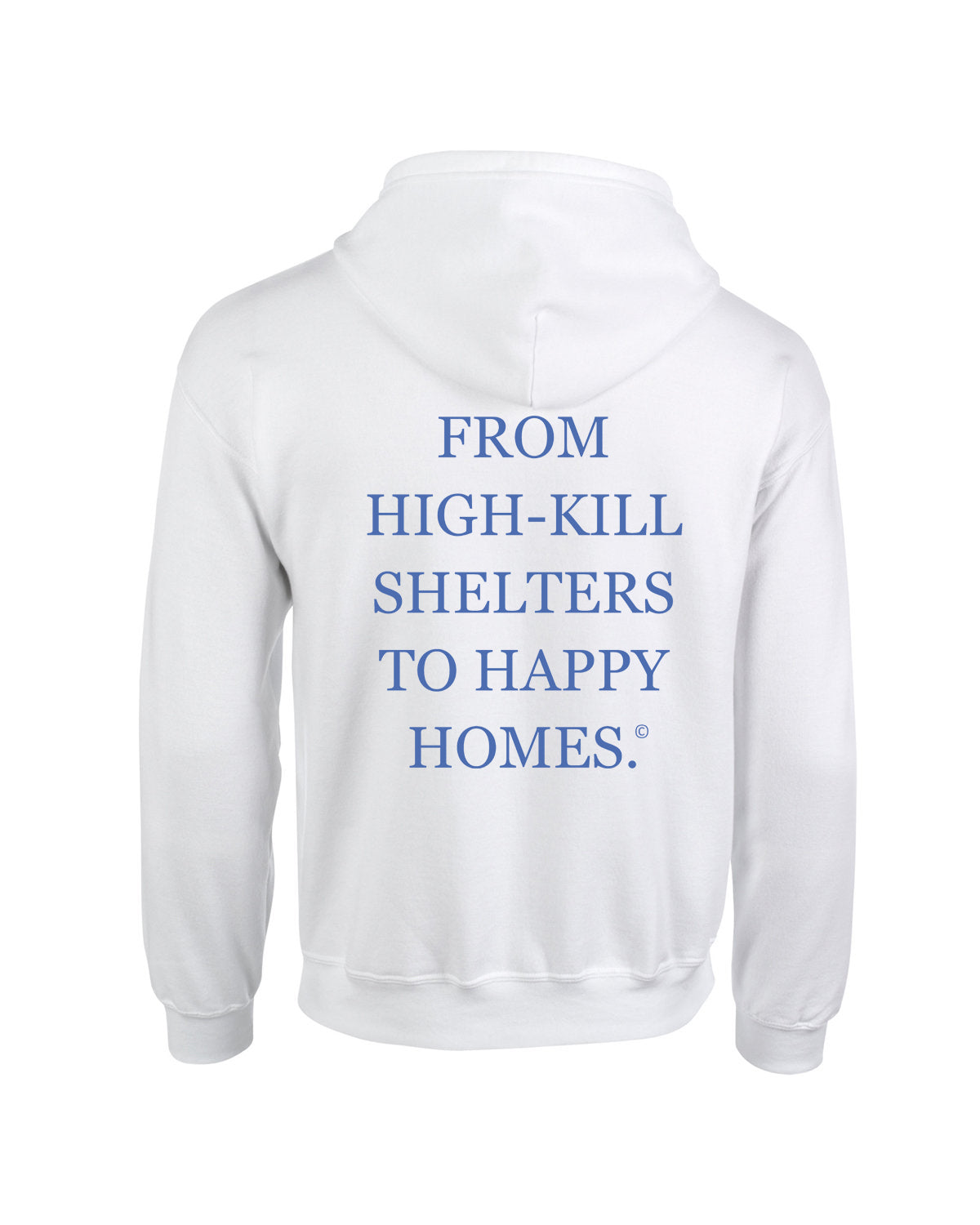 Wiley's Wish Zip Up Hooded Sweatshirt | White