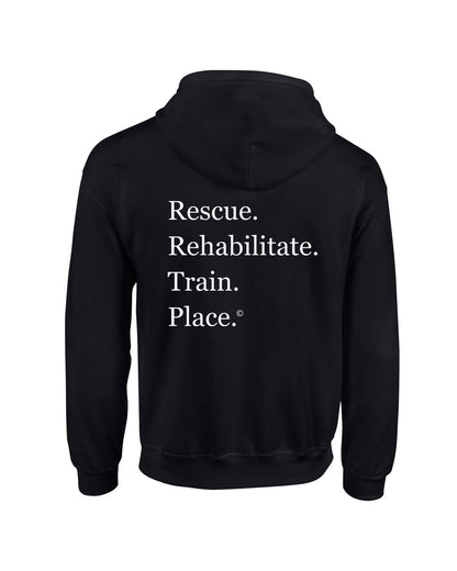 Wiley's Wish Zip Up Hooded Sweatshirt | Black