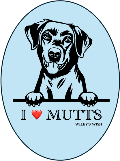 Wiley's Wish Short Sleeve T-Shirt: I LOVE MUTTS